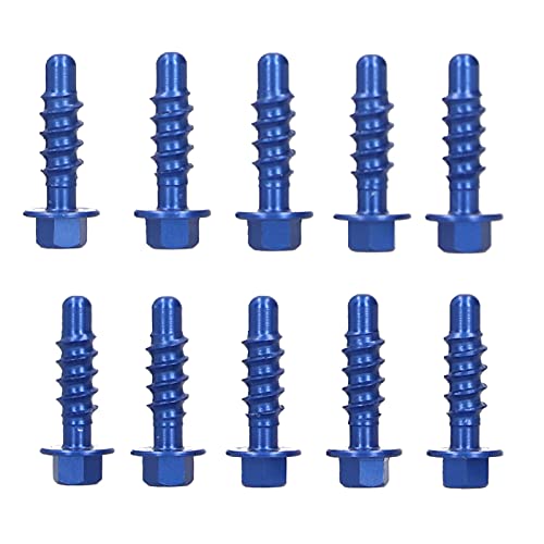 SELBSTSCHNEIDESCHRAUBEN KIT ELOXIERTE FINISH PASSUNG 125 150 200 EXC XC SXF EXCF XCF 1997¨C2020 (A (blau))