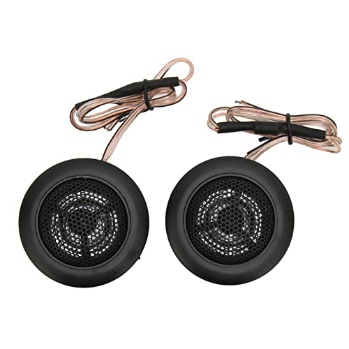 GOWENIC Auto-Hochtöner, TS-T120 800 W, Auto-Hochtöner, Kuppelhochtöner, hochempfindlicher Stereo-Lautsprecher, für alle Auto-Audiosysteme (Paar)