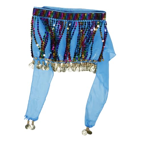 DEARMAMY Eleganter Bauchtanzgürtel Mit Pailletten Vielseitiges Tanzaccessoire Hüfttuch Für Tanzkurse Kostüme Und Halloween