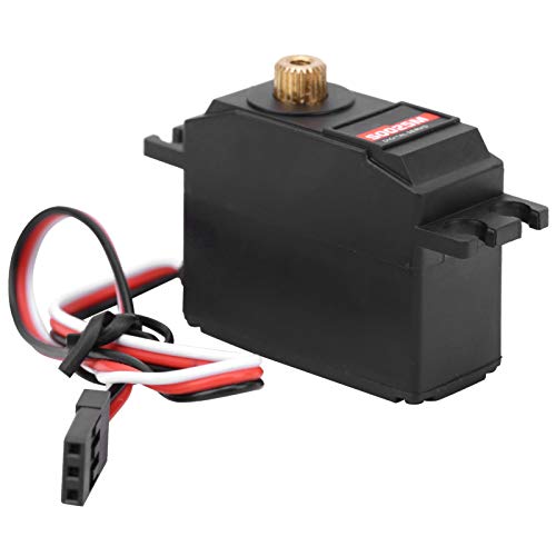 Tomvorks Hochwertiges Metallgeschäft Digitales Servo, Effizientes, Geringes Geräusch, 1/12 RC -Automodellzubehör mit 2,2 Kgf.cm Blocketorsion bei 4,8 V.