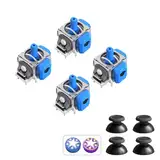 AKNES TMR Elektromagnetischer Joystick Ersatz für DualSense PS5 Controller, Anti-Drift Stick Reparatur Zubehör für Playstation 5 Controller - 2 Paare