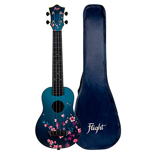 Flight Ukulelen – TUSL32 Langhals ABS Reise-Ukulele – Sakura
