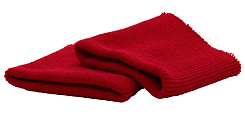 2 Elastische Bündchen für Kleidung - Ideal zum Nähen und Reparieren von Kleidungsstücken | Perfekt für Pullover, Hosen und Trainingsanzüge | 7,5 cm breit. (46. ​​​​Rot)