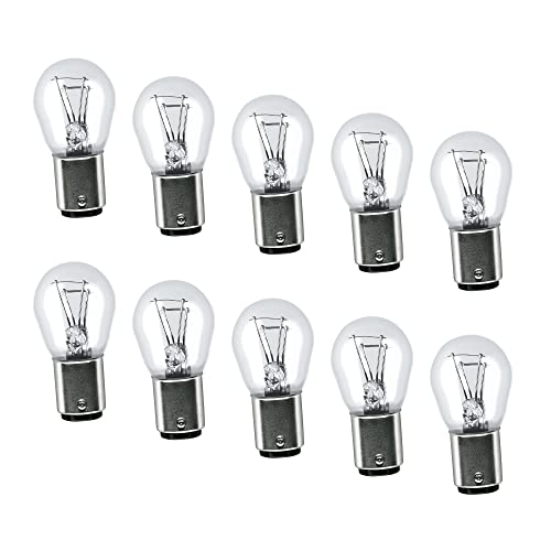 Crono 10x Kugellampe BAY15D 12V 21/5W KFZ Autolampe Bremslicht Standlicht hinten
