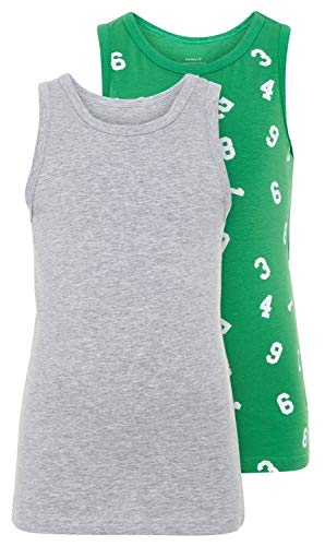 NAME IT Jungen 2er-Pack Unterhemden/Tanktops 86/12-18 Monate