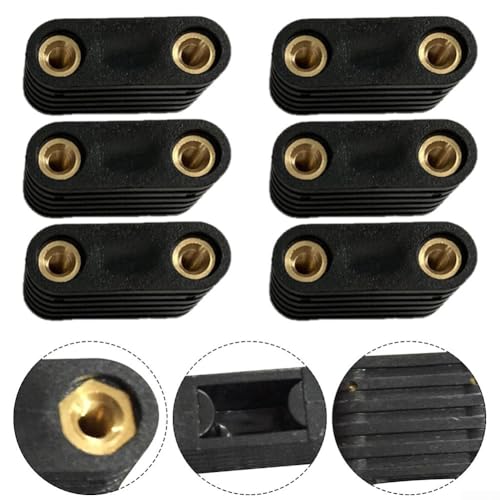 Upgrade Your Windsurfing Gear with 2 Hole Footstrap Insert Set Pack of 6