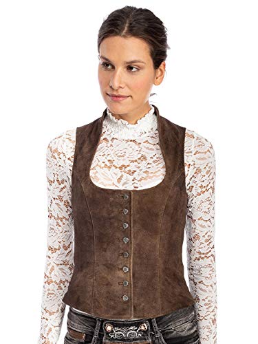 Almsach Damen Mieder BLUMEN-ZV91 braun 44