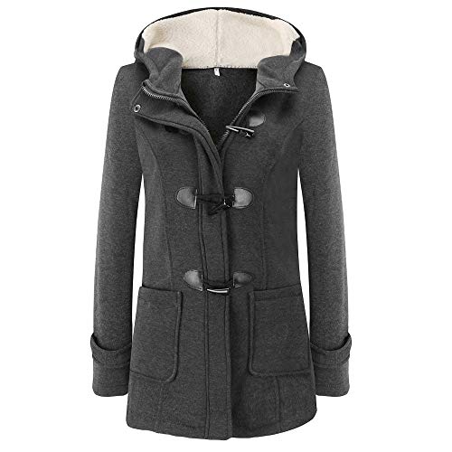 Outlet Angebote, 5 Euro Artikel, Warme Winterjacke Damen Gefüttert Frauen Warme Langarm Pullover Bluse Mit Kapuze Jacke Mantel Lange Oberbekleidung Mantel Damen Hochwertig, Mäntel Damen Sale