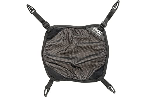 EVOC HELMET HOLDER, praktische Helmhalterung (robustes Fahrradzubehör, flexibler Helmet Holder, Evoc Helmhalter, Maße: 3 x 9,5 x 15,5 cm, Gewicht: 50 g), Black