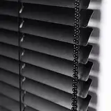 Aluminium-Jalousien für Fenster und Türen, schwarze lichtblockierende Lamellen, perfekt für Zuhause und Büro, 70 x 150 cm, stilvolle Sichtschutz- und Sonnenschutzlösungen