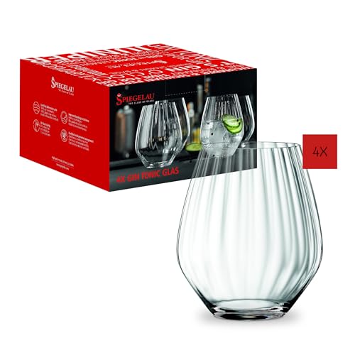 Spiegelau Gin Tonic Gläser 625 ml, 4 Stück, Special Glasses, 4810180, Cocktailgläser aus Kristallglas, Gingläser spülmaschinenfest