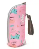 KGDUYC Babyflasche Isolierung Tasche, Babyflasche Tasche, Babyflasche Thermostat, tragbare Babyflasche Tasche für Kinderwagen Outdoor Reisen,isoliertasche babyflasche,baby flaschenwärmer (Rosa)