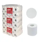 72 Rollen Toilettenpapier Katrin Toilet | 3-lagig | je 250 Blatt | perforiert | besonders weich und angenehm | Verpackungseinheit: 9x8=72 Rollen im Folienbeutel #11841-Katrin Versandgewicht: 9,7 kg