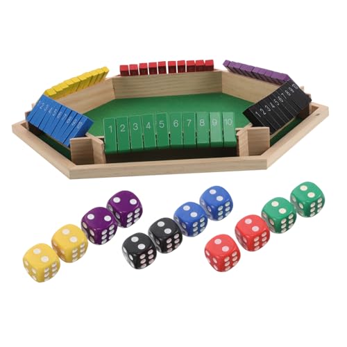 Garneck Flop-Spieltisch quadratischer Klapptisch Tischplatte Klapptisch und Stühle Camping-Kochtisch Dominotisch Kartentisch Tischdecke Mahjong-Tisch Pokerzubehör hölzern