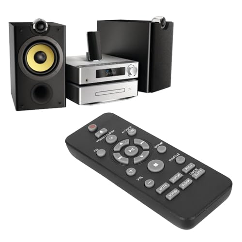 BTM2280 BTM2310 Fernbedienung für HiFi CD Kombination, Ersatz Fernbedienung für Musik Stereoanlage, 2 X AAA Batterien (Nicht Enthalten)
