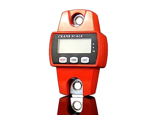 Hakenwaage, Haken 300 kg/660 lb, Genauigkeit +/- 50g, Digitalanzeige, Tara, Elektronische Waage, Stromversorgung 3x AA, Betriebsdauer bis zu 150h, HDWR wagPRO-H300