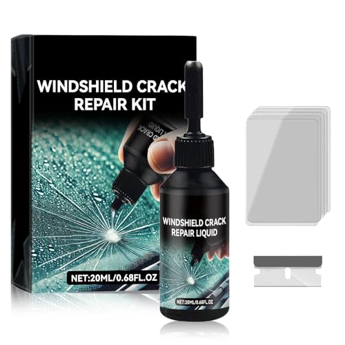 ComedyKing Steinschlag Reparaturset Windschutzscheibe, 2025 Neu Cracks Gone Glass Repair Kit, Chipped Windshield Repair Kit, Glas Reparatur Set Zur Reparatur Langer Rissen, Löchern, Rissen (1pcs)
