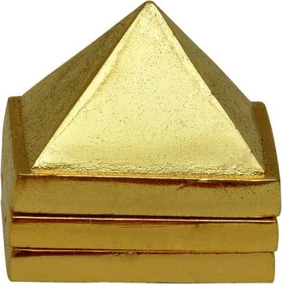 Vastu Pyramide für Home Office Positive Vibes entfernen Negativität (5,1 cm) Messing Yantra (1 Stück)