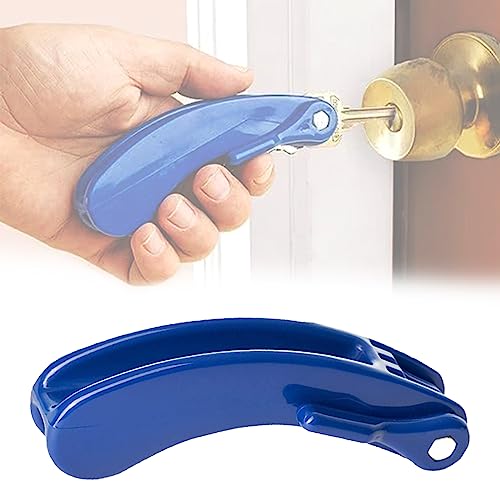 Cisixin Schlüsseldrehhilfe mit Greifhilfe Faltbare Key Turner Türöffnungshilfe Drehhilfe Schlüsselanhänger Schlüssel Organizer Doppelter für ältere und behinderte arthritische Handgriffe