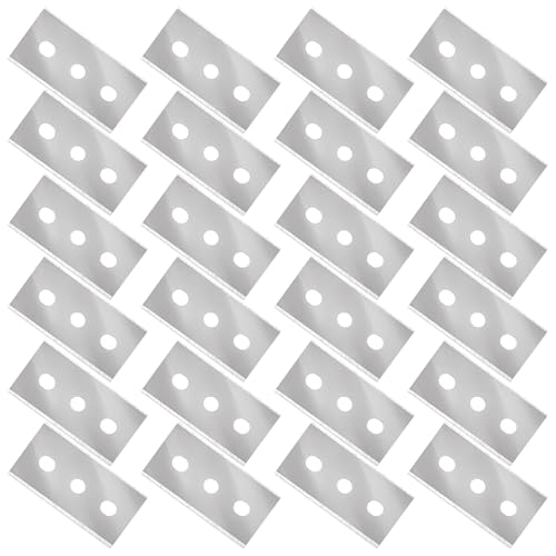 36 Stück Doppelseitige Schaberklingen, Ersatzklingen/Klingen für Ceranfeldschaber Kochfeldschaber Reinigungsschaber, Universell Passend für Glasschaber und Ceranfeldschaber Schaber Ersatzklingen