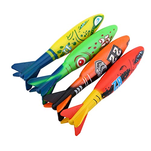 ZJchao 4PCS -Schwimmbadspielzeug, Tauchspielzeug, Unterwasserspaß für Schwimmausbildung, aus Hochwertigem Material, Ideal für