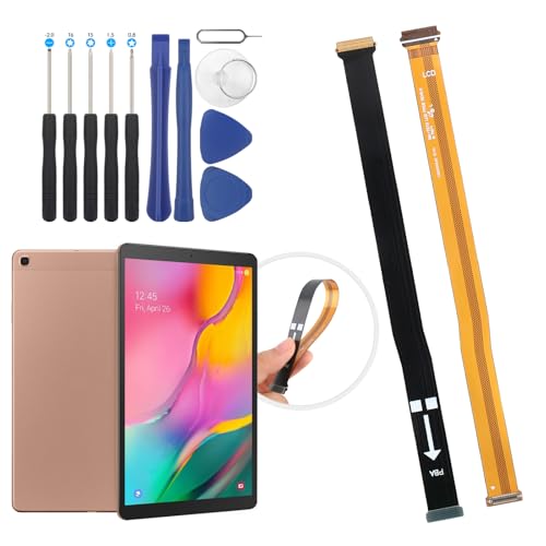 RongZy Für Samsung Galaxy Tab A 10.1 SM-T515 SM-T510 Display Flex Kabel Verbindung Ersatz Tablet LCD Flat Flex Kabel für Samsung Galaxy Tab A 10.1 mit Werkzeug