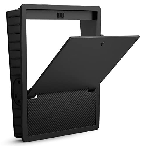 Spigen One-Touch Versteckte Aufbewahrungsbox (Carbon Edition) Entworfen für Tesla Model 3/Y Mittelkonsolen-Organizer-Armlehne