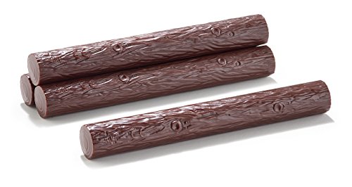 siku 7049, Zubehör-Set Baumstämme, 1:32, Kunststoff, Braun, 10 Stück, Kombinierbar mit bestehenden Spielwelten