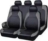 DAMONDREW Autositzbezüge für Isuzu Tutti i modelli D-Max Mu-X 5 posti Isuzu Tous, Allwetter Wasserdicht Auto Sitzbezüge, Komfortabel Sitzbezüge Auto, Langlebig Sitzbezüge, Auto Zubehör,Grey