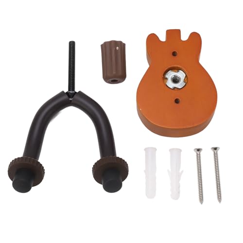 Alomejor Beechwood Gitarren-Wandhalterung, Haken für Elektrische Akustikbass, Violine, Mandoline, Ukulele, Ständer, Display für Zuhause, Musikinstrumentengeschäfte