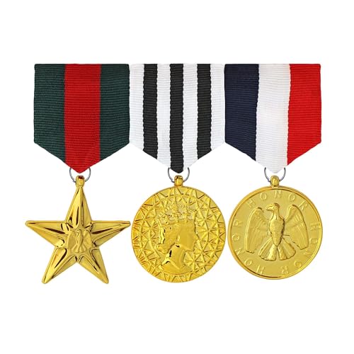 W WIDMANN MILANO Party Fashion 21035 - Set Ehrenmedaille, 3 Stück, Accessoire