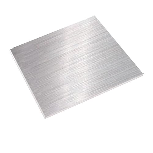 1 Stück quadratische Edelstahlplatte, Dicke 0,2–3 mm, 100 x 100 mm/150 x 150 mm/200 x 200 mm Edelstahlplatte, Edelstahlblech(0.3x100x100mm)