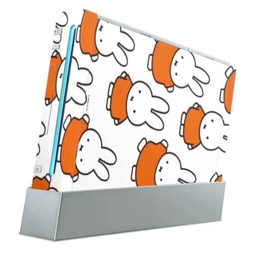 Skin kompatibel mit Nintendo Wii Folie Sticker Muster Miffy Hase
