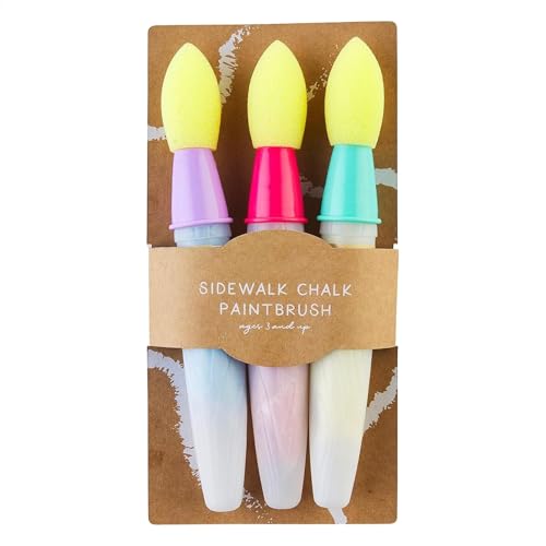 Sidewalk Chalk Paint Brush Set D-I-Y Kinder Basteln Scrapbooking Pinsel, Kinder-Kreidefarben-Kunstspielzeug-Set, Wasser In Den Pinsel Geben Und Waschbar Verwenden, Leicht Zu Reinigen
