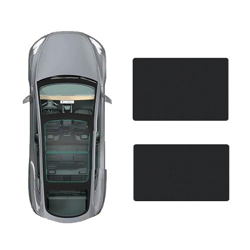 WLLLLa Auto Schiebedach Sonnenschutz Für Xpeng 2023 G6,Elektrostatische Adsorption Schiebedach Dachfenster-Rollo Auto Sonnenschutz,C-Black Regular Style