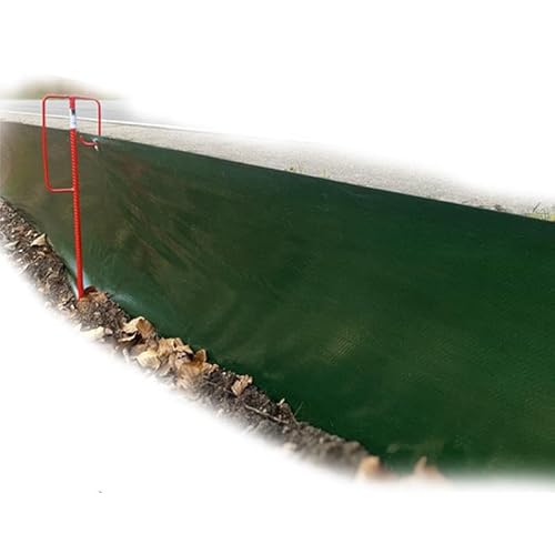 NOOR Amphibienschutzzaun Krötenzaun grün 0,5x25 m - Schutzzaun für Krötenwanderung 120 g/m² - alle 2 Meter 2 Ösen Abstand für Laterneneisen - effektiver und nachhaltiger Artenschutz