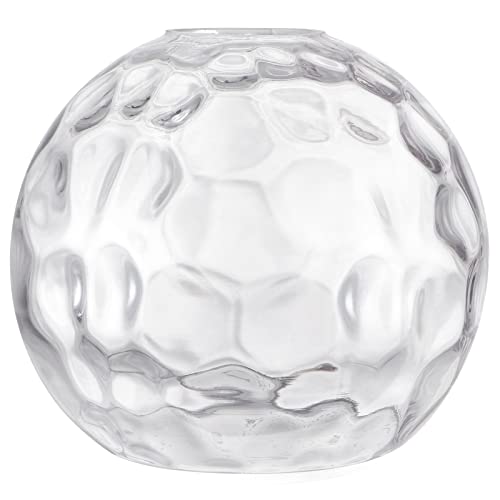Skelang Lampenschirm aus Glas, 42 Mm Globus aus gehämmertem Glas, Glaslampe für Kronleuchter, Tischlampe, Wandlampe.