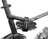 Granite Rockband MTB Rahmen Trägergurt für Schläuche und Fahrradwerkzeug-Set, Fahrrad-Aufbewahrungslösung zum Anbringen von zusätzlicher Ausrüstung an Ihrem Mountainbike und BMX-Bike (Schwarz)
