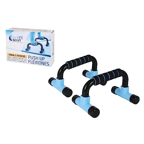 LONGFIT CARE CALISTHENICS-STAND mit Druckstange, Metall, Blau