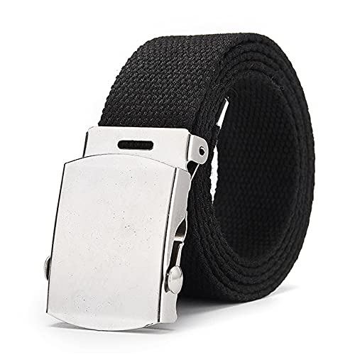 2025 Outdoor-Gürtel Leinwand Unisex Militärgürtel Training Männer Damen Winterhandschuhe (Black, One Size)