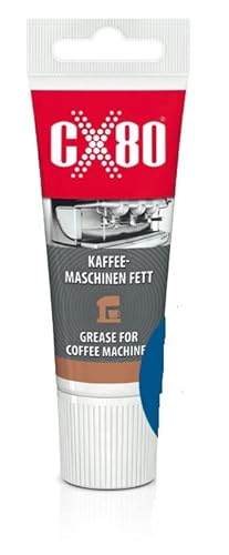 CX80 | Kaffeemaschinen Fett – farbloses, lebensmittelechtes Schmierfett, NSF-zertifiziert, hochviskos, wasser- und temperaturbeständig, für Brühgruppen, Dichtungen und O-Ringe | 40 g Tube