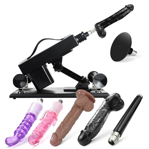 SEGOOK Sexmaschine Fuck Machine Fickle Maschinen & geräte Sexspielzeug für Paare Extrem Sex Masturbations Anal Dildo und Saugnapf-Adapter 6*Dildo Fickmaschine für Frauen Männer