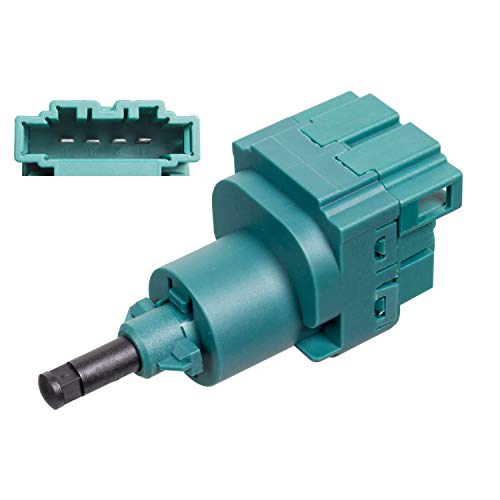 febi bilstein 103651 Bremslichtschalter für Bremslicht und Kupplungspedal , 1 Stück, turquoise