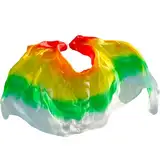 Bauchtanz Schleier Bauchtanz Fächer, Echte Seidenschleier, handgefertigt, gefärbt, Bauchtanz-Schleier, Bauchtanz-Performance, Bühnen-Requisiten, Zubehör, Schal, Schal, Schleier(Color 15-dz,S- 200X90cm