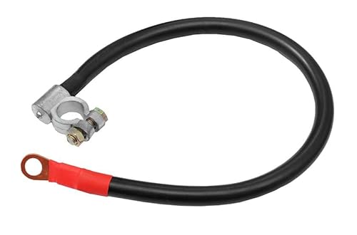 40cm Masseband Schwarz Batteriekabel Batterieklemme M10 Massekabel KFZ LKW Isoliert