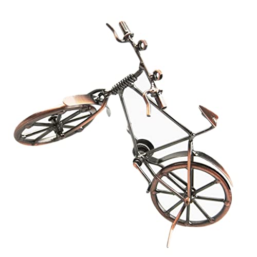 HOMOCONO Dekoratives Eisenradmodell Retro Bike Craft Home Desktop Schmucklieferungen