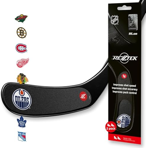 Rezztek NHL Edition Senior – Alternative zum Hockeyschlägerband – Leistungsstarker Griff für Hockeyschlägerkellen (Schwarz, San Jose Sharks)