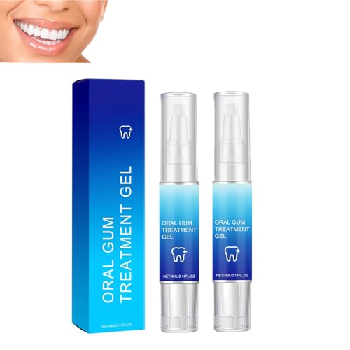 2024 Neu Oral Gel zur Zahnfleischbehandlung, Zahnfleischbehandlungsgel, Oral Gum Treatment Gel, Zahnfleischschutz-Therapiegel, Zahnfleischgel, Zahnfleischpflege, für Männer und Frauen (2PC)