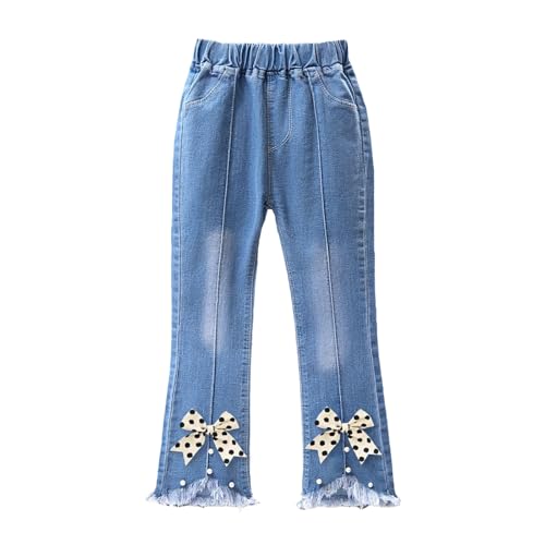Generisch Jeans Mädchen Jeggings Leggings Skinny Fit Denim Hose mit elastischer Taille Mädchen-Jeanshosen Kleinkinder Hose Jeans Kinder