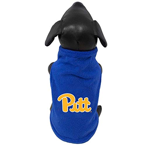 All Star Dogs NCAA Pittsburgh Panthers Polar Fleece Hunde-Sweatshirt, Unisex-Erwachsene, Teamfarbe, X-Small